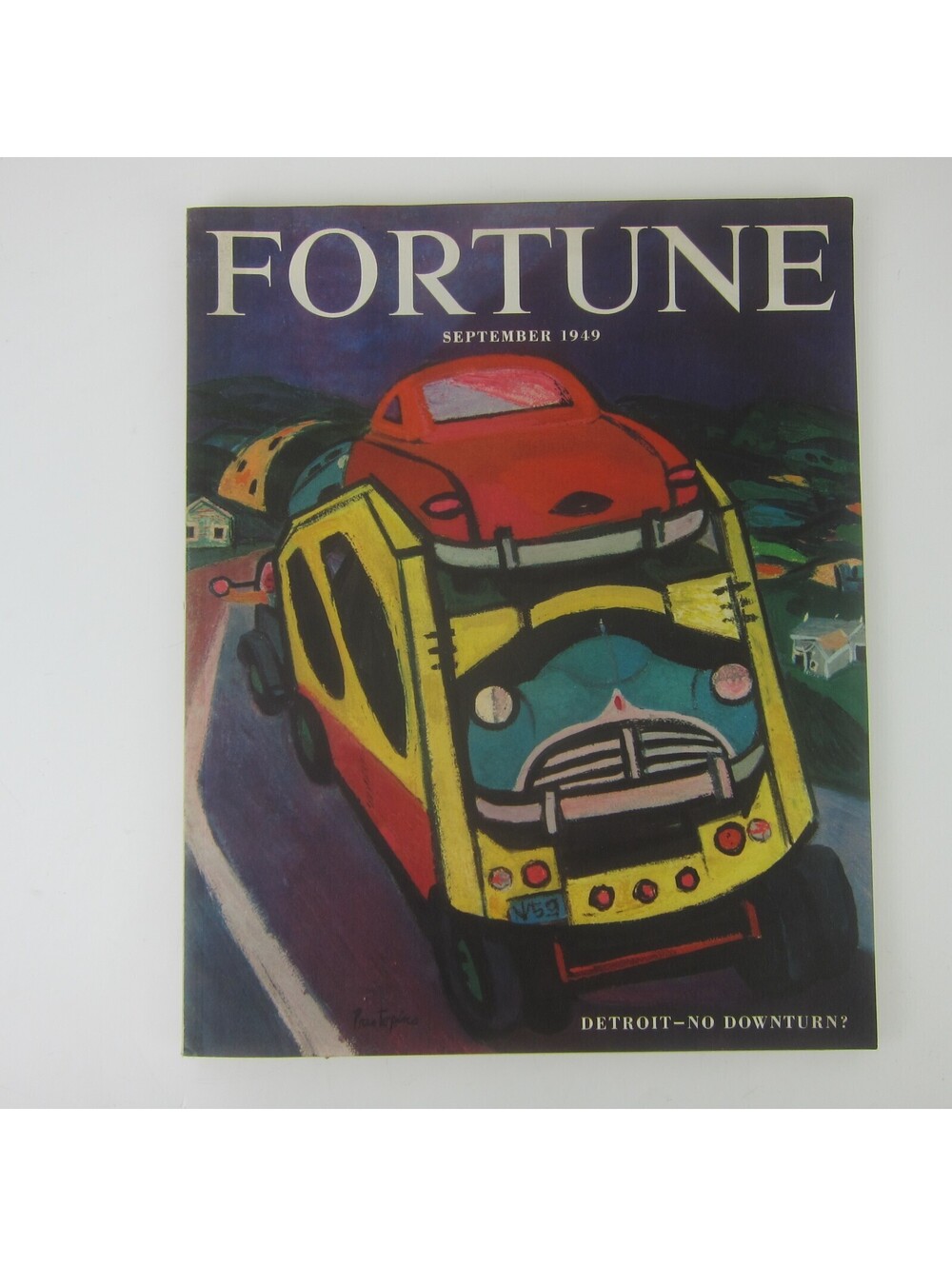 Vintage FORTUNE Magazine September 1949 Autos Buick Cadillac Ford Dodge & More